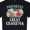 thumbnail image 4 of Inktastic Promoted to Great Grandma with Flowers T-Shirt, 4 of 5