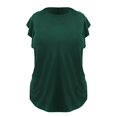thumbnail image 5 of QASIEATN Trendy Essentials Clothing for Women: Graceful Sleeve T Shirt Casual Round Neck Loose Fit Summer Top Fall Fashion Outfits for Women, 5 of 5