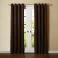 thumbnail image 4 of Best Home Fashion, Inc. Silver Grommet Top Thermal Insulated Blackout Curtain Panel (Set of 2), 4 of 7