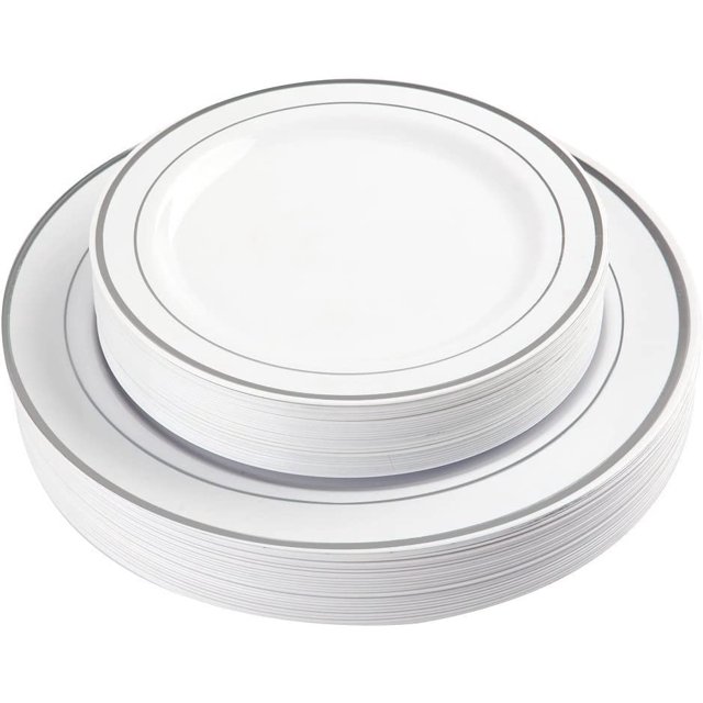 Platos De Plástico, Desechables Elegantes, Cocina, Fiesta 50pz Berry Hip PLATPL-20