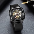 thumbnail image 5 of Chenxi Brand Top Mechanical Wristwatch Square Mesh Band Black Automatic Watch Waterproof Business Design For Man Clock - Mechanical Wristwatches, 5 of 7
