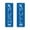 Blue, variant on Signs ByLITA Vertical Push and Pull Door Signs (Coffee Pouring) Door Sign (Blue) - Large