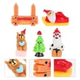 thumbnail image 5 of 15pcs Lovely Christmas Craft Lovely Resin Christmas Miniatures (Mixed Style), 5 of 8