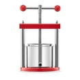 thumbnail image 2 of KFFKFF 1.6 Gal/6L Fruit Wine Press Stainless Steel Basket Wine Making Press Cider Apple Grape Crusher Juice Maker Tool, 2 of 10