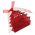 thumbnail image 6 of S SERENABLE Pack Of 20pcs Christmas Tree Gift Candy Boxes Wedding Party Favor Decor Red, 6 of 7