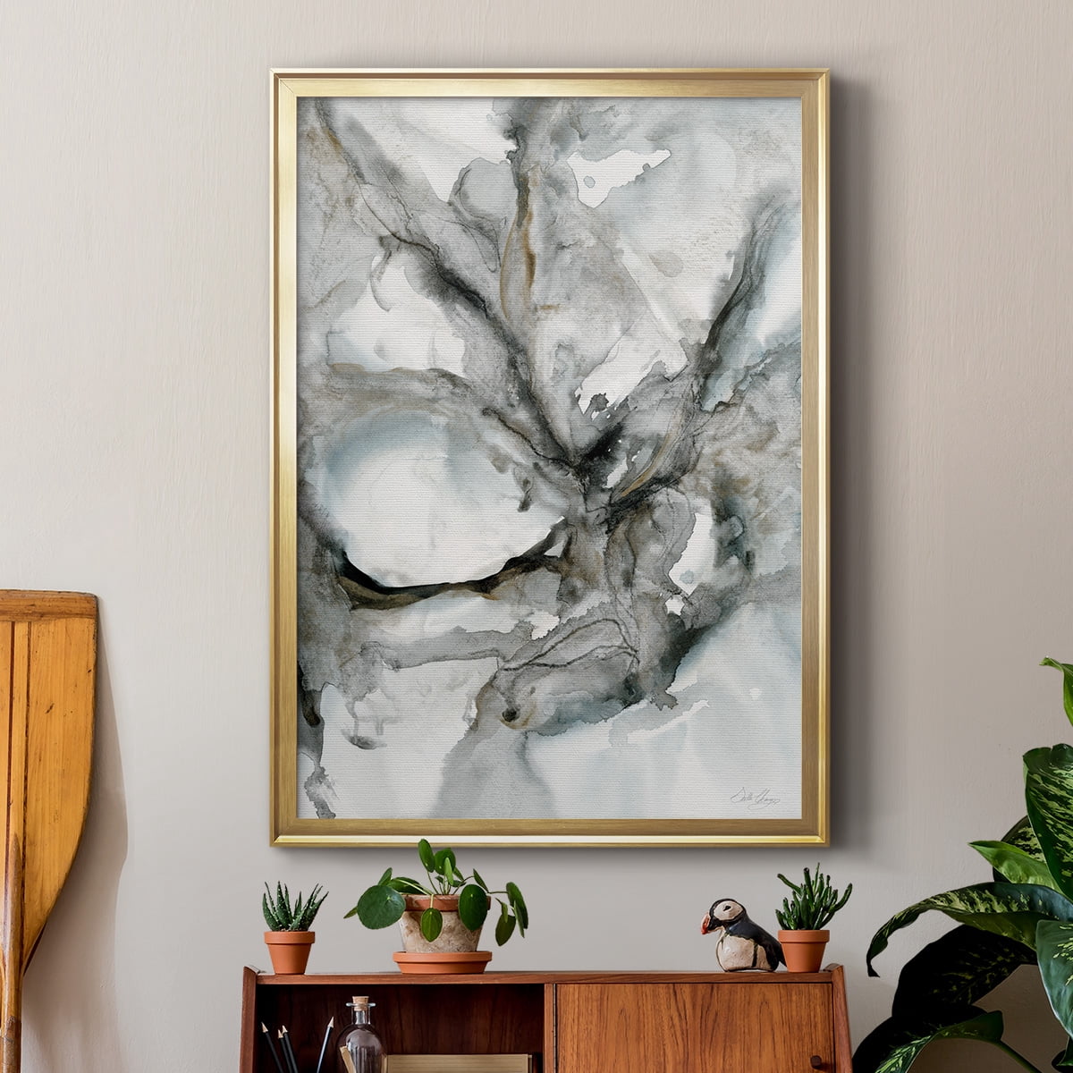Marble Harmony Premium Framed Print - Ready to Hang