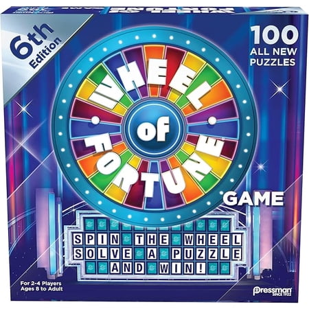 Wheel of Fortune Game: 6th Edition - Spin The Wheel, Solve A Puzzle, And Win by Pressman