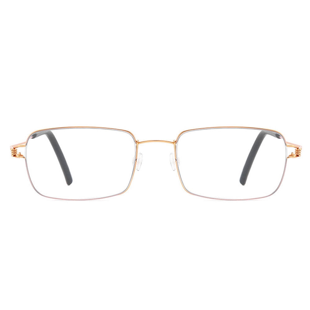 3 Pairs of Men Women Screwless Ultralight Reading Glasses 1.0 Rectangle Anti Blue Light Readers +1.00