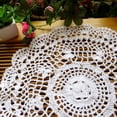 thumbnail image 7 of Handmade Crochet Doilies, 12inch Lace Placemats, Cotton Table Mats, Round Tablecloth, Vintage Home Decor, Knitted Doily, White Lace Mat for Dining Table, Centerpiece, Wedding, Party, Holiday Decor, 7 of 7