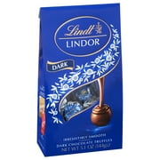 Lindt Lindor Dark Chocolate Candy Truffles, 5.1 oz. Bag
