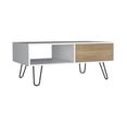 thumbnail image 1 of Mesa de Centro Rectangular RTA Estilo Moderno Color Blanco, 1 of 4