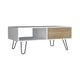 thumbnail image 1 of Mesa de Centro Rectangular RTA Estilo Moderno Color Blanco, 1 of 4