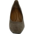 thumbnail image 2 of Franco Sarto Women's Carina Pointed Toe Wedge Pump Woodsmoke Grey Suede 5M, 2 of 3