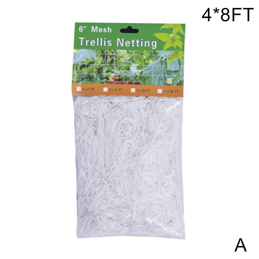 Heavy Duty Garden Trellis Netting Plant Support Garden Fence Mesh Net 5ftx15ft