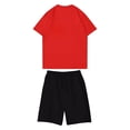thumbnail image 3 of WILLBEST Conjunto de Dos Piezas de Camiseta y Pantalón Corto de Manga Corta para Hombre (Camiseta y Pantalón Corto, 2039), 3 of 3
