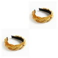 thumbnail image 2 of Qarigey Trenza velour diadema ancha niñas pelo aro invierno cabeza banda boda Type5 NO5, 2 of 6