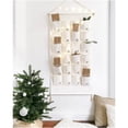 thumbnail image 2 of Calendario de Adviento de lona de algodón blanco Digital con decoración de árbol de Navidad Calendarios de cuenta regresiva en blanco, 2 of 4