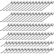 INCLY 120 Pack Black Pegboard Hooks, 4/6/8 Inch Peg Board Shelving Hooks Accessories, Peg Board Tool Hangers Fit for 1/8“ and 1/4" Pegboard Hanging Tools for Garage, Craft Room, Kitchen, Store