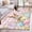 Pink, variant on Kitchen Runner 2 x 6 Ft, Easter Non-Slip Residential Carpet, Spring Rabbit Eggs Seasonal Flowers Blue Lattice Indoor Crawling Mats Runner Rugs for Living Room/Dining Room/Bedroom