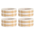 thumbnail image 1 of Etiquetas adhesivas de precio de joyería, papel Kraft, identificación de joyería, etiqueta autoadhesiva con barra, 1 of 5
