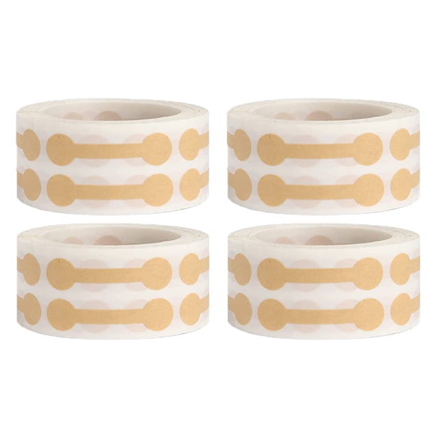 Etiquetas adhesivas de precio de joyería, papel Kraft, identificación de joyería, etiqueta autoadhesiva con barra