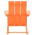 thumbnail image 7 of Costaelm Palms Outdoor HDPE Plastic Adirondack Rocking Chair (Set of 2), Orange, 7 of 7