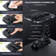 thumbnail image 4 of Camera Lens Protector Case Cover Compatible with Samsung Galaxy Z Fold 7 Anti-Reflective Tempered Metal Glass Anti Scratch Rear Camera Screen Protector Film Compatible for Samsung Galaxy Z Fold 7, 4 of 5