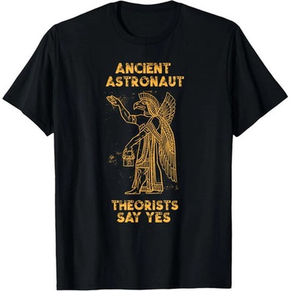 Velto Ancient Astronaut Theorists Say Yes T-Shirt – Anunnaki Sumerian Alien Tee All Size S-5XL