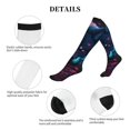 thumbnail image 5 of Pofeuu Cool Wolf Head Print Compression Socks for Women & Men Circulation - Best Support for Nurses,Running,Athletic,Sports, 5 of 7