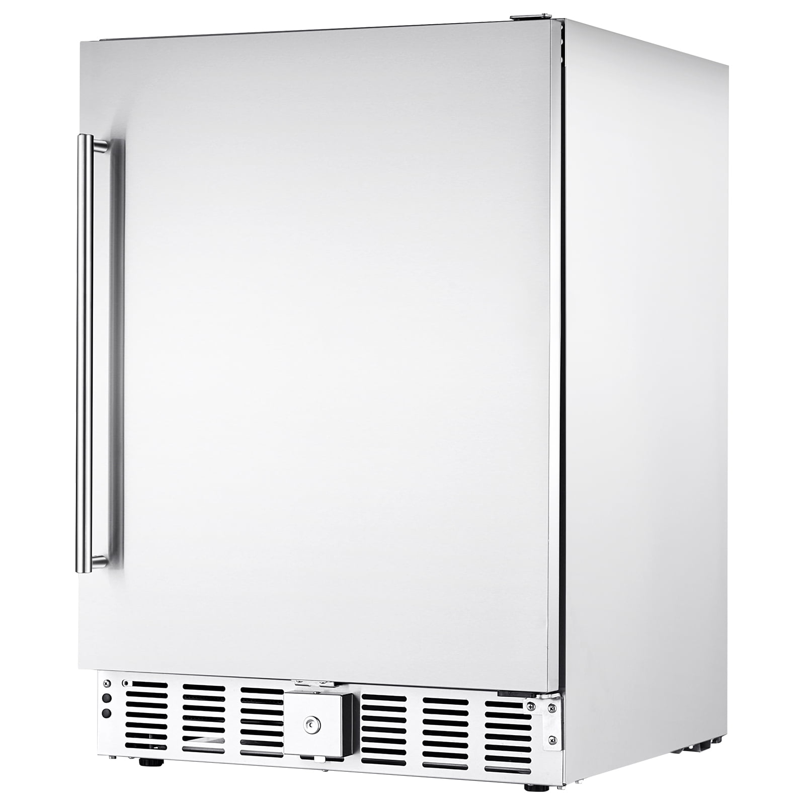 KFFKFF Under Counter Refrigerator,24 Inch Beverage Refrigerator 180 Cans 150 QT Freestanding for Patio & Kitchen, Beverage Cooler for Home & Commercial Use