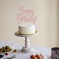 thumbnail image 4 of Decoración para tartas FLORCMET hecha a mano, con purpurina, feliz cumpleaños, 4 of 8