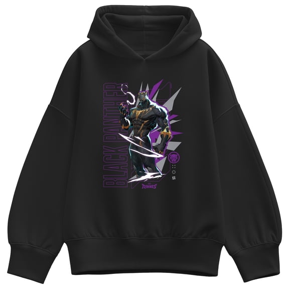 Marvel Rivals - Black Panther Rivals - Women's Oversized Fleece Hoodie Sweatshirt