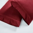 thumbnail image 5 of Superior Solid Flannel Cotton Pillowcases, Set of 2, King, Burgundy, 5 of 6