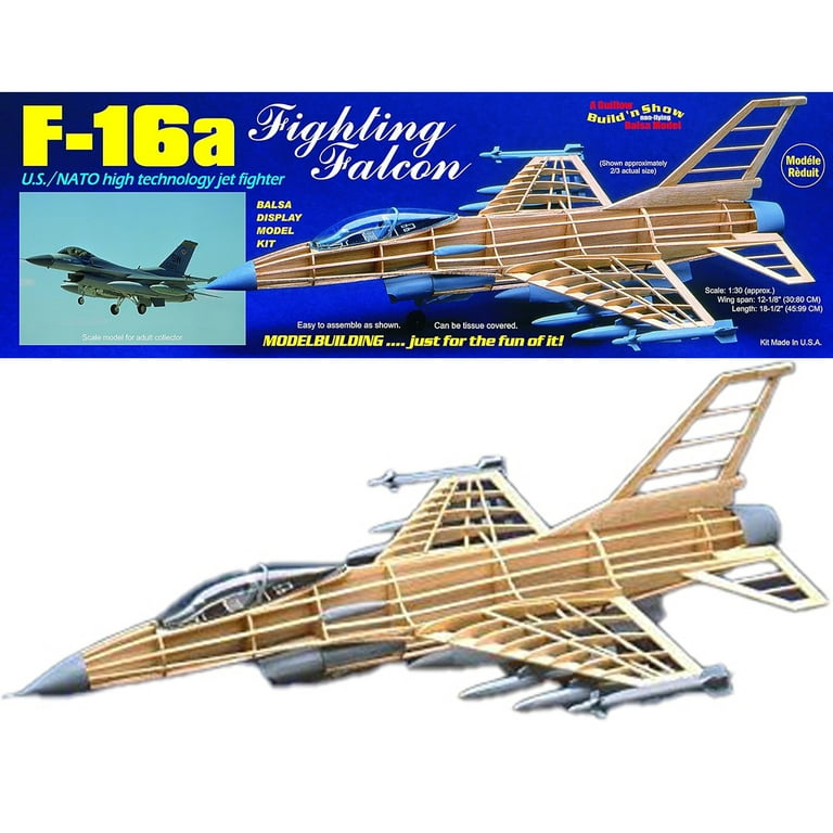 Guillow's F-16 Fighting Falcon Model Kit - Walmart.com