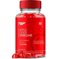 TSF Keto Gummies - Cider Vinegar Supplement for Energy & Focus - Dietary Supplement Gummies with Apple Cider Vinegar Folate Vitamin B12 B6 Beet Root (60 Gummies)