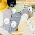 thumbnail image 5 of 5 pairs No Show Socks for Womens Size 6-9, Ultra Low Cut Liner Silk Breathable Socks Ice Feeling socks, Nonslip Liner Invisible Hidden Thin Socks, 5 of 7