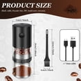 thumbnail image 2 of Ikoopy Rechargeable Coffee Grinder 1.8X Faster Grinding with 38 External Adjustable Setting Conical Ceramic Burr and 2000mAh Battery Portable for Travel Camping, 2 of 11