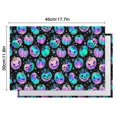 thumbnail image 5 of Colorful Halloween Pumpkins Pattern Summer Placemats Table Placemats Set Of 6-Linen Kitchen Washable Placemats Table Mats 11.8"x17.7" Non-Slip Heat Resistant, 5 of 5