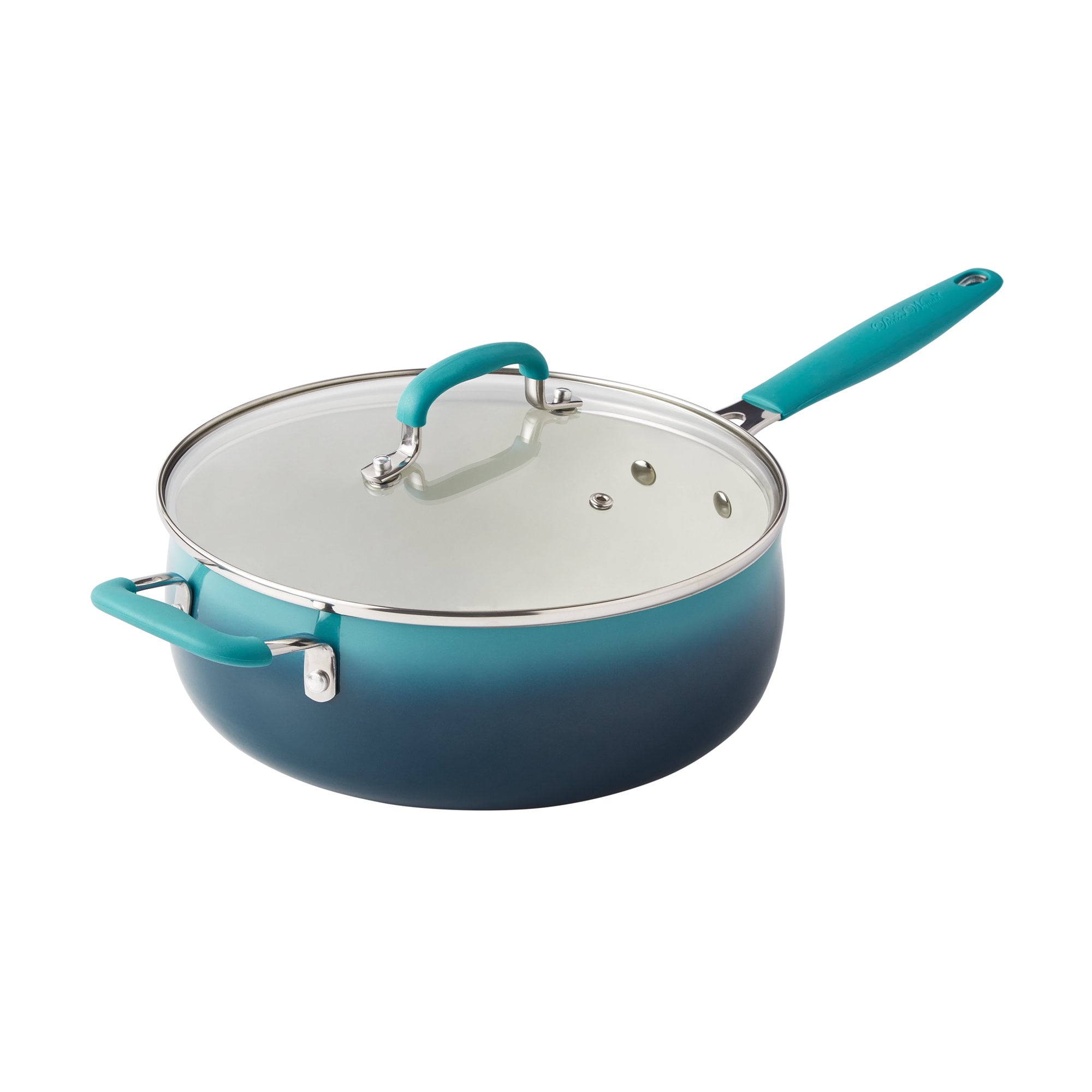 RPI220035+RCI 3-Piece Enamel Cast Iron Set, Teal 