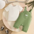 thumbnail image 2 of mgoYE Baby Hospital Outfit Newborn Baby Boy Romper Coming Home Outfits Letter Print Bodysuit Jumpsuit+Hat Clothes Set Size 3-4 Years, 2 of 5