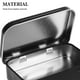 thumbnail image 3 of Caja metálica con tapa, pequeño contenedor metálico, caja de hojalata con bisagras, caja de hojalata, caja metálica, 3 of 8