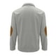 thumbnail image 4 of Blusa y camisa de manga larga con cuello alto para hombre, estilo casual, con estampado de palmeras color cacao, deportiva, con cuello alto, botones y patchwork, de poliéster., 4 of 8