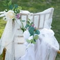 thumbnail image 4 of Matsuzay Accesorios de silla de bajo mantenimiento de seda Buena sensación de mano No tóxico para gatos y perros Ramo de boda Amplia Decoración Amarillo, 4 of 6