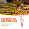 thumbnail image 4 of Estacas de Jardín Decorativas Metal con Forma Seta, Perfectas para Decoración Al Aire Libre y Agregar A Su Flores, 4 of 5