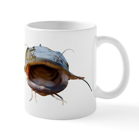 

CafePress - Bigmouth Flathead Catfish Mug - 11 oz Ceramic Mug - Novelty Coffee Tea Cup