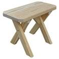 thumbnail image 2 of Yellow Pine Picnic Crossleg Bench, 2 of 20