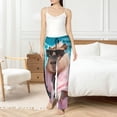 thumbnail image 6 of Lsque Island Vacation Guinea Pig Print Women's Pajama Pants, Lounge Pant - Comfortable Home Wear,Elastic Waistband, Stylish Design-Large, 6 of 9