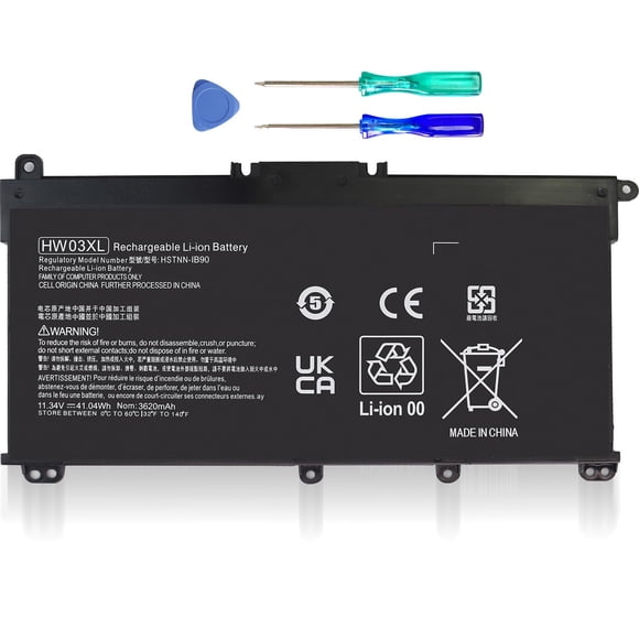 Batería ESTENGPRO HW03XL 41.04 Wh para HP Pavilion 15 17