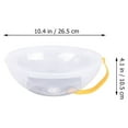 thumbnail image 2 of OULII Microwave Splatter Cover 1Pack Round Plastic Oil Resistant for Household Users, 2 of 8