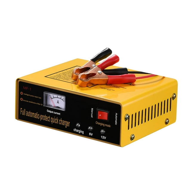 jinwen Chargeur de Batterie 6V/12V Protections Multiples Électrique pour Réparation de Voiture